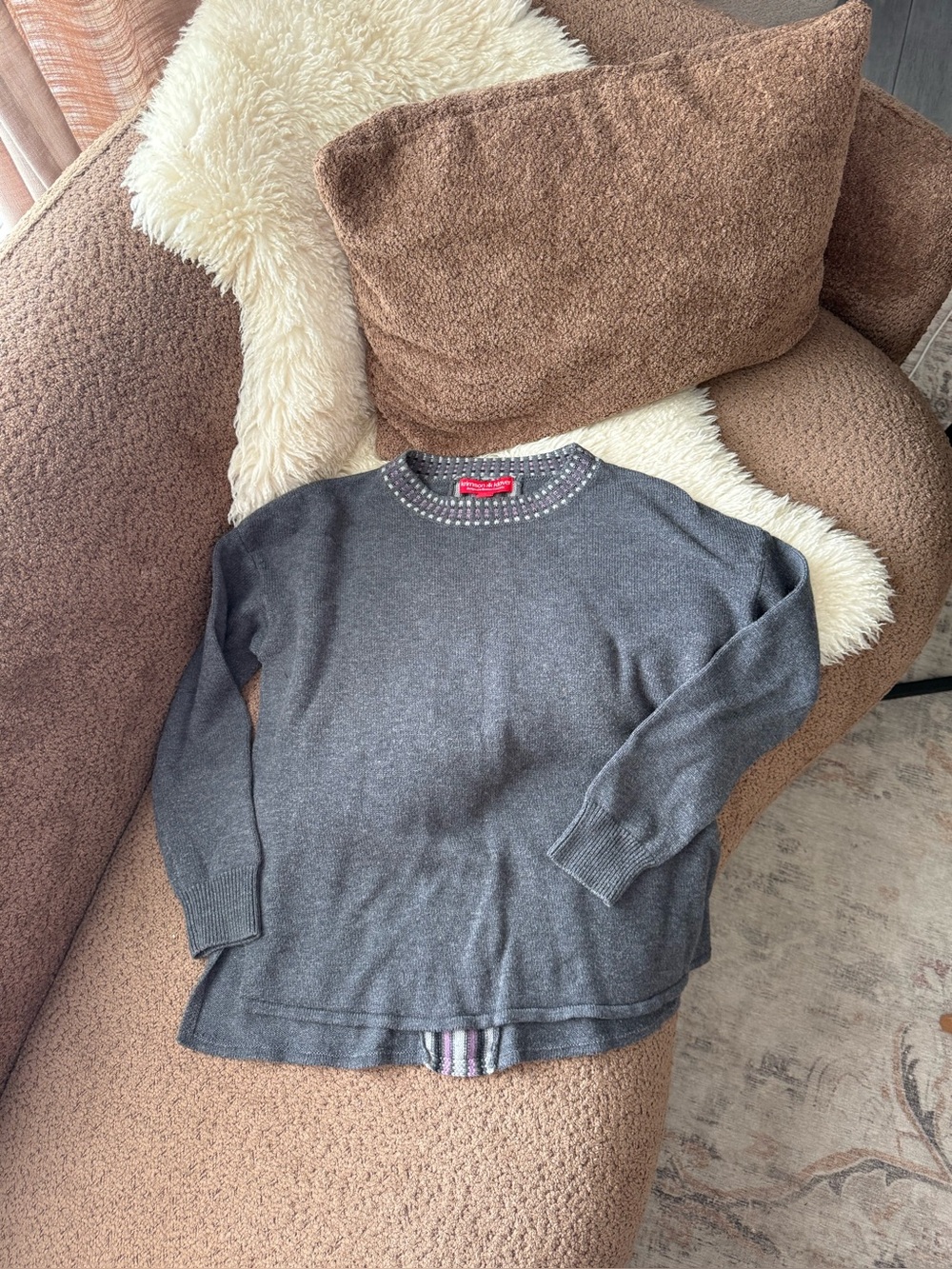 Krimson Klover Merino Wool Crew Neck Sweater